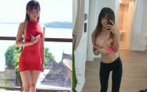 《驚艷網紅私拍》清純露臉鄰家妹！萬人尋求Onlyfans魔鬼身材女神反差婊Jayin私拍露出換裝自慰拉閨蜜下水