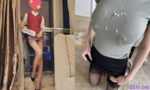 推特網紅極品長腿巨乳美女【小雨是個大奶騷空姐】外表光鮮亮麗私下卻是有錢人性玩物，被爆操不停尖叫胡言亂語對白淫蕩