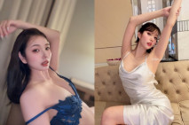 香月憐(RenKatsuki) 酒店浴室忍不住潮吹 + 泳池自娛自樂用振動假陽具操濕潤緊致的陰戶