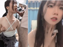 浙大城市學院學生妹『白X彤』被男友調教成母狗，宿舍內3P啪啪 主動上位騎乘！超騷