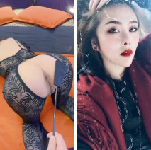 紫小嫣兒，和情人纏綿，中年騷貨，穿著高跟鞋被舔逼，後入狠操！