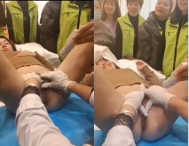 本土婦女私密保養現場教學拍攝外洩感覺這少婦快高潮了