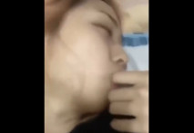 苗條女友洗完澡就開幹