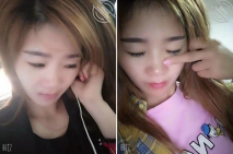 浴室針孔偷拍洗澡居然拍到妹子洗澡自慰呻吟