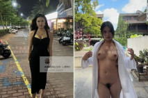 2026年2月，推特極品上海女神，【南南愛吃糖】，白富美戶外露出，長得真漂亮，淫蕩嫵媚的小眼神，後入啪啪幹爽了