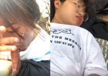 眼鏡妹吃棒野戰 逼有點緊很難插 地為席天為被 刺激又省錢