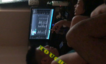 我賣力幹 朋友一旁拍