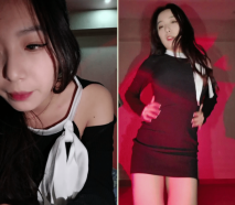 極品尤物舌釘女神！ 包臀裙熱舞超性感！ 扭腰擺臀邊跳邊脫，翹起屁股對著鏡頭，多毛騷逼特寫