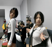 南寧小太妹年輕有為，搔首弄姿，紋身大腿坐騎在男友身上，賣力坐騎不得滿足，最後還要動用肉棒，滿足旺盛的性欲！