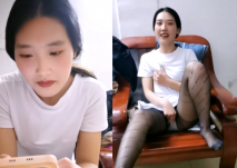 牛逼了，半夜驅車學校門口操逼，【戶外桃子】，幹完不過癮，帶到出租屋來第二炮，穿上黑絲，狂摳逼，小姐姐被玩慘了