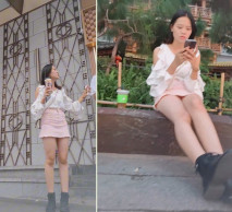 推薦【步行街抄底】騷逼少婦，裙子這麼短還穿個丁字褲，天熱給屁股散散味，玉足特寫，小婊這麼騷龜男有福了