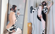 抖音網紅反差母狗『奶咪Naimi』最新五月新作 粉紅絲襪牛奶糖裸舞 粉穴肛塞求操