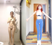 最新9月金主高價定製，推特極品身材，長腿大奶反差妹【小小白】專業全裸抖音風裸舞自慰，一對車大燈Q彈