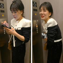 電梯少婦，端莊嫻雅，陰道卻塞著跳蛋，哥哥各種調教，撒尿，跪著伺候主人！