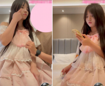 重磅福利高價購買分享 PINK大神【粉紅君】酒店約炮極品顏值19歲超純E奶蘿莉型美女