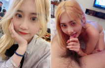 超反差美腿黃毛小姐姐不雅性愛自拍流出，露出調教大方露臉