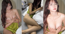 表裡不一斯文眼鏡大奶騷婊性愛流出，連體情趣內衣肏的欲仙欲死