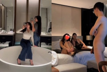 超高顏值極品女神【姜舒婷】6月6日雙女主極品雙飛後篇