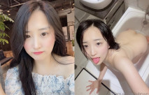 《最新流出女神泄密》萬人尋求Onlyfans人形清純母狗反差婊Bjbu私拍，大波肥臀居家各種道具自慰