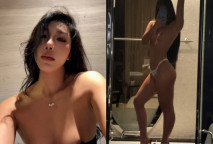 【重磅爆料】，抖音究極BBW肥臀巨乳健身婊【金子人】外表名媛實則金主母狗，激情性愛