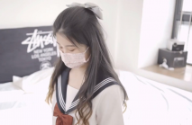 【超極品推薦】白虎蘿莉『小七軟同學』我的妹妹真的超可愛，JK長筒白襪 純欲系少女 長髮及腰蜜桃臀 粉嫩無毛小嫩逼