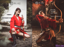 勁爆！推特露出網紅福利極品女神▌懂小姐 ▌古城Cosplay花木蘭傾國傾城，被路人發現拍下威脅吃豆腐