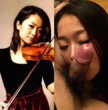 氣質反差婊女友不只小提琴拉的好，床上淫娃吹的更是好