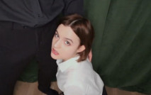 深喉超強的短髮少女