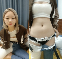 新人短髮小妹妹！緊身牛仔褲！露奶裝白嫩小奶子，半脫下牛仔褲，粉嫩一線天美穴，極度誘惑