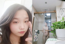 偷拍表妹洗澡 雙手洗逼的樣子真銷魂