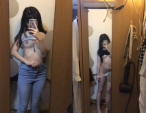 渣男分手後流出清純眼鏡學生妹不雅自拍~牽狗鏈淫態百出~年紀輕輕就已成為小母狗