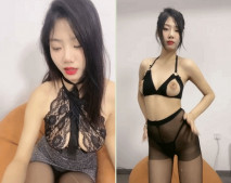 性感紅唇尤物美女！近期下海一對豪乳！性感內衣黑絲，扭腰擺臀誘惑，多毛肥唇騷逼，掰穴自摸極品