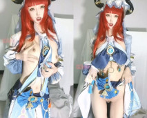 【性感白虎少女】小鹿 極品露臉貌美Cos元神妮露 水晶棒疾速入侵蝴蝶嫩穴 高潮噴汁蜜道律動收縮 快感追擊高潮不斷