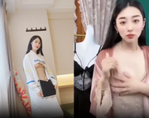 某寶直播 這是露出專用服裝嗎 魔術貼真方便 美女直播露點 這反應真不真實