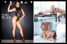 中文字幕 Tori_Black 華麗的金髮美女狂野性愛和張開嘴面部護理