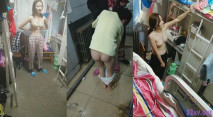 大學宿舍偷拍女同學換衣露奶，還有沒穿內褲的