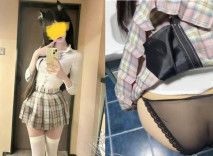 【05月新品】，31萬粉淫亂大神【奶子即正義】鑽石貼，內射穿JK的妹妹，想要出門約會，被我按在馬桶上強上內射灌滿