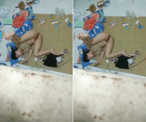 趴牆偷窺喜歡裸睡的妹子 卧槽這是在幹啥