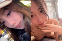 【私拍流出】紋身女M【梁曉靜】露臉自調，滴蠟夾奶自慰，小母狗屬性拉滿